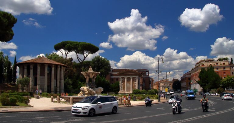 Driving an Electric Vehicle in Rome and Italy